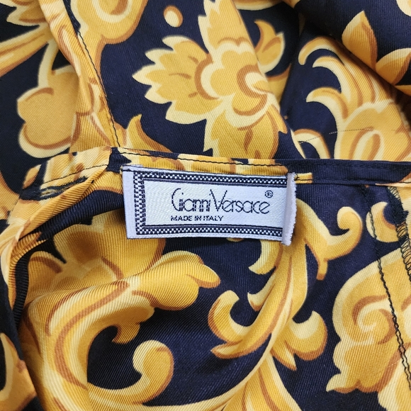 Vintage Gianni Versace Silk Tunic - Picture 8 of 11